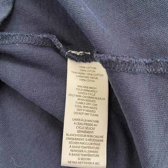 ♥ BeachLunchLounge 100% Cotton T-Shirt Dress with Ruffled Sleeves S/P   … - Picture 8 of 9